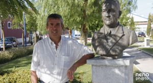 Luis Nepomoceno, antigo Presidente da Junta Freguesia de Vila Cha Ourique, Jardim Francisco Ribeiro, Vila Cha Ourique